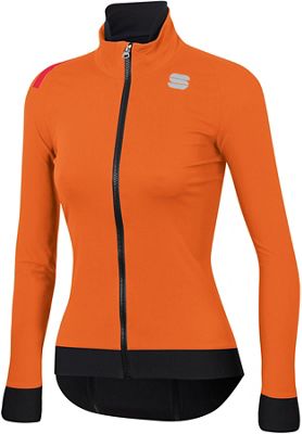 Sportful Women's Fiandre W Pro Jacket - Orange SDR - XL, Orange SDR